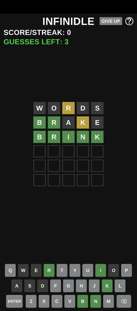 Step 6 Fifth and Final Attempt